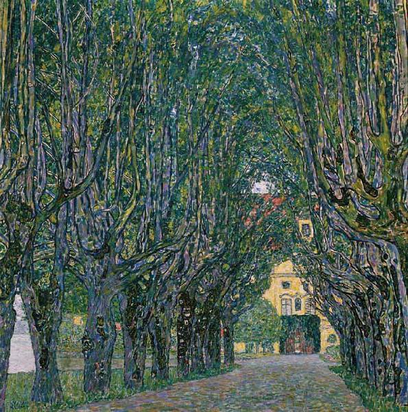 Gustav Klimt Avenue in the Park of Schloss Kammer Germany oil painting art